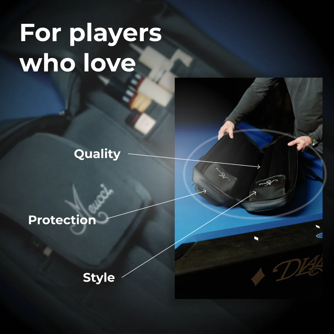 Meucci Dynasty 4X8 Butterfly Pool Cue Case - Image 2